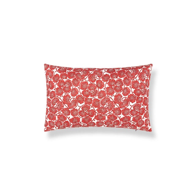 Contemporary The House Of Scalamandré May Lumbar Pillow In Red For Sale - Image 3 of 3