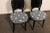 Italian Late 20th Century Italian Black & White Grotto Chairs For Sale - Image 3 of 10