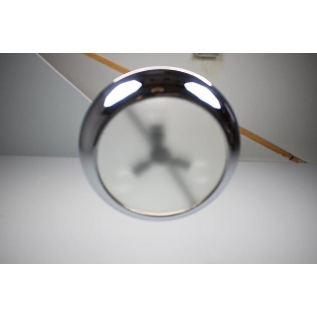 A striking vintage ufo pendant lamp attributed to josef hurka for napako, produced in czechoslovakia in the 1930s. The...