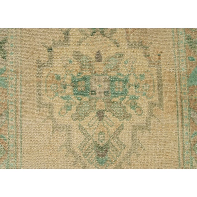 Turkish Mini Rug Oriental Hand Knotted Vintage Rug 1'9" x 3'3" #21093 For Sale - Image 4 of 8