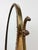 Mid-Century Italian Neoclassical Oval Cast Brass Vanity Mirror, 1950s For Sale - Image 6 of 18