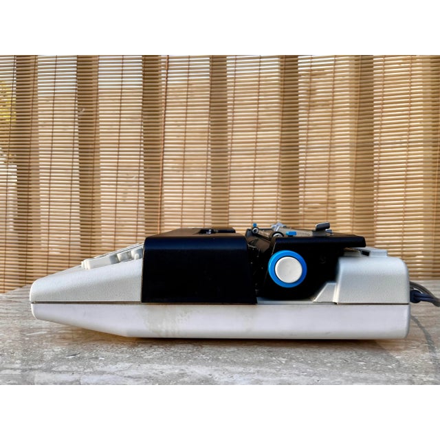 Off-white Vintage Olivetti Lettera 36 Portable Typewriter Designed by Ettore Sottsass. Circa 1970s For Sale - Image 8 of 13