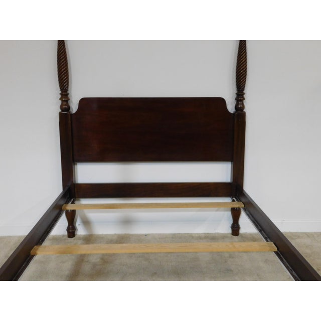 Baker Furniture West Indies Mahogany Queensize Plantation Pineapple