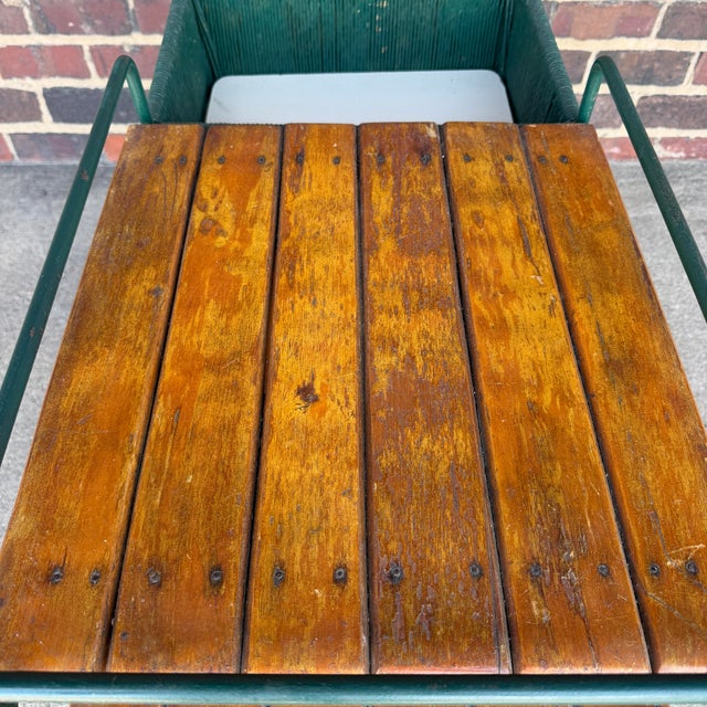 Arthur Umanoff Outdoor Iron Bar Cart Mid Century Modern For Sale - Image 9 of 12