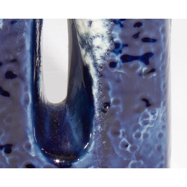 Mid 20th Century West German Fat Lava Chimney Vase by Marei Keramik For Sale - Image 5 of 7