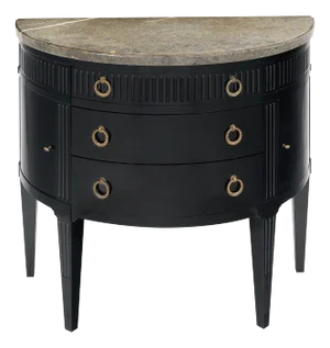 Louis XVI Demilune Antique Chest