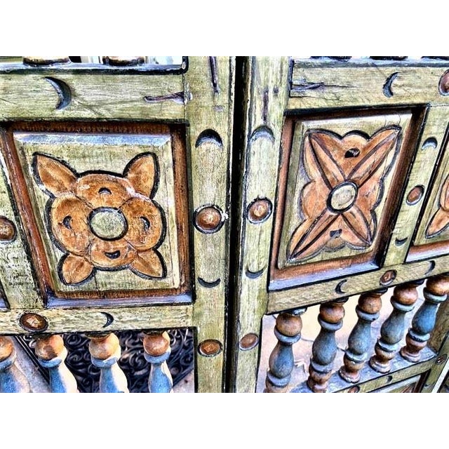 Divided we stand! This room divider is from the days when Mexico was a province of the Spanish Empire. A remarkable piece....