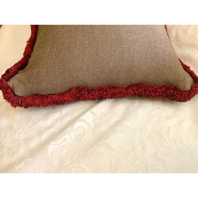 Vintage Ralph Lauren Guinevere Aragon Medieval Floral & Animal Print Decorative Pillow For Sale - Image 12 of 12