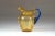 Italian Murano Liberty-Style Blue and Yellow Glass Pitcher, 20th Century For Sale - Image 4 of 12