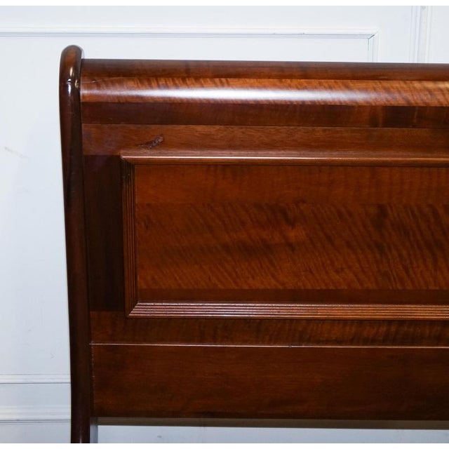 Vintage French Style Sleigh King Size Bed from Willis & Gambier For Sale - Image 16 of 18