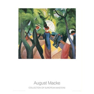 After August Macke, Promenade, Print For Sale