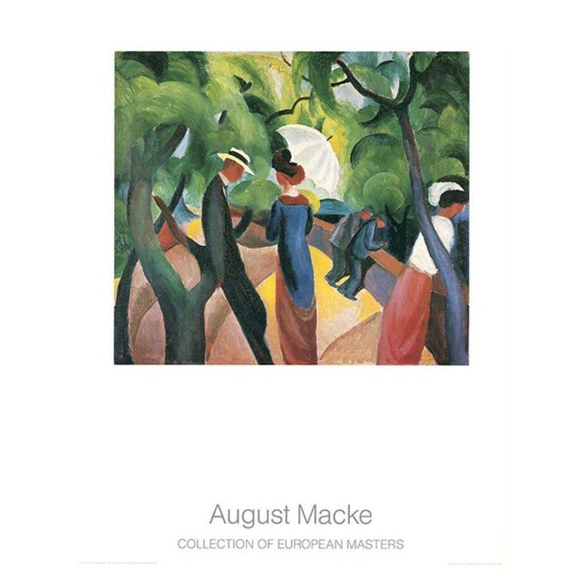 After August Macke, Promenade, Print For Sale