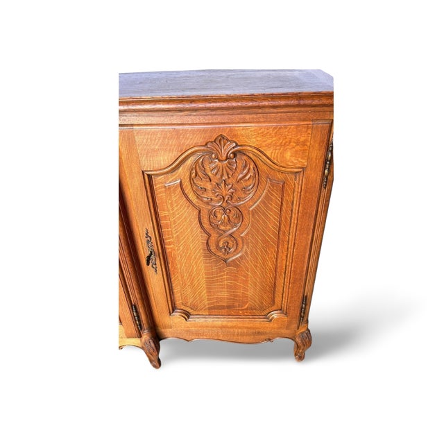 Wood Antique French Country Sideboard For Sale - Image 7 of 16