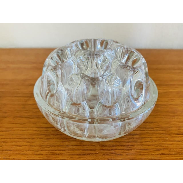 1960s Vintage French Flower Frog Vases with Pewter Holders, 1960s, Set of 2 For Sale - Image 5 of 18