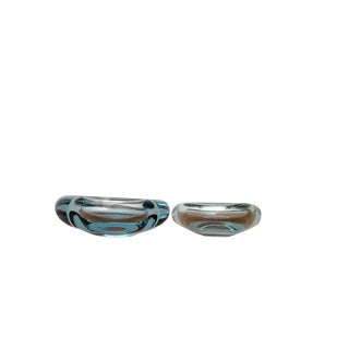 Mid-Century Danish Glass Bowls by Per Lütken for Holmegaard, 1960s, Set of 2 For Sale
