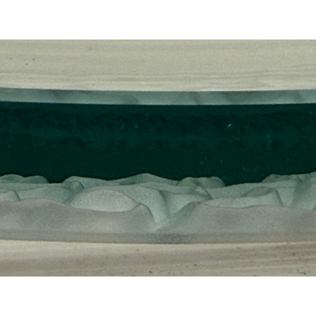 Stephen Schlanser Studio Art Glass Large Bowl, Circa 1998 For Sale - Image 10 of 12