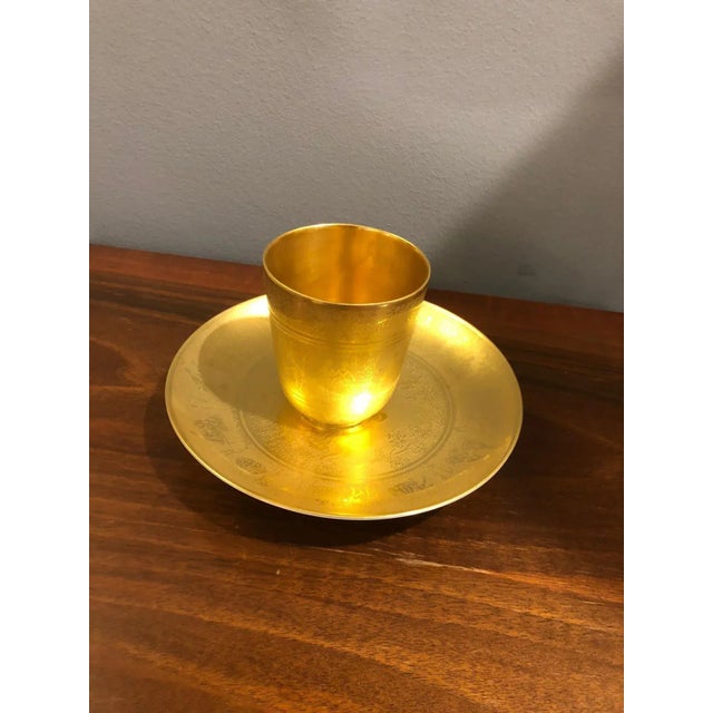 Beautiful set decorated with romantic themes and worked with pure gold. Logo printed on the bottom of both the plate and...