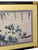 Late 20th Century Chinoiserie Floral and Willow Artwork in Black and Gold-Tone Frame For Sale - Image 4 of 9