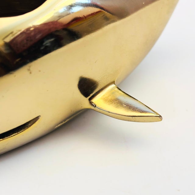 Brass Narwhal Votive Candle Holder For Sale In San Francisco - Image 6 of 9