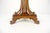 Fine Hexagon Burl Wood Top Tripod Carved Scroll Base Rope Edge Center Table MINT For Sale - Image 15 of 17