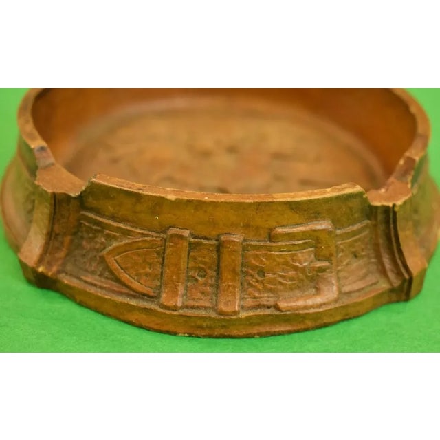 1950s Vintage Jockey Resin Matchbook Holder Ashtray For Sale - Image 4 of 5