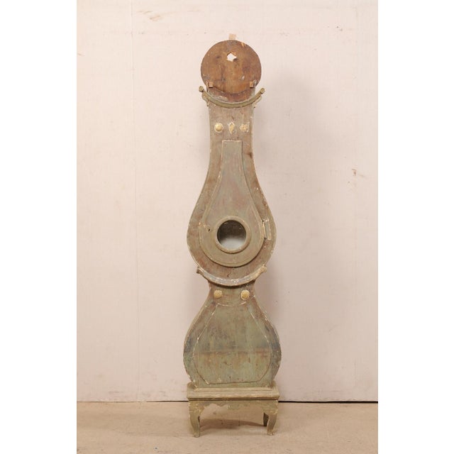 19th Century Fryksdahl Grandfather Clock, Sweden For Sale - Image 9 of 11