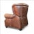 Brown Pottery Barn Leather Recliner For Sale - Image 8 of 17