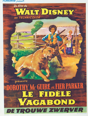 Disney Le Fidèle Vagabond Film Poster