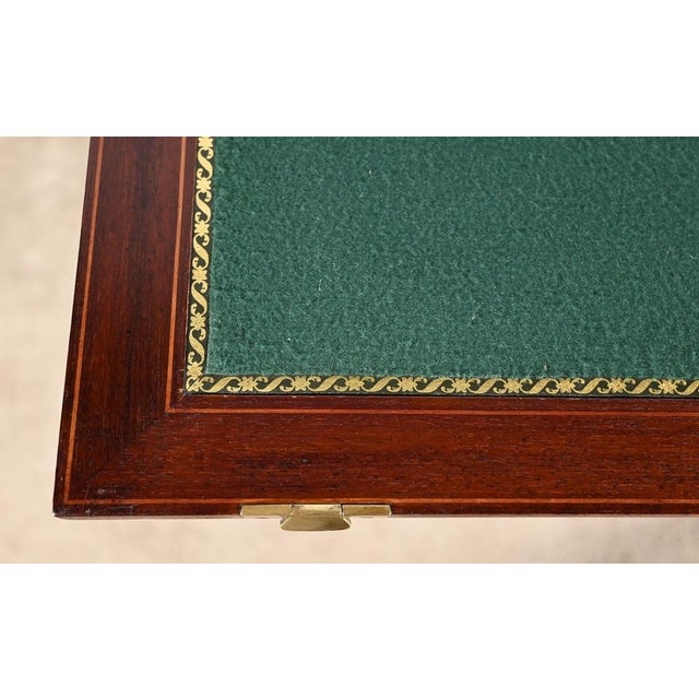 Mahogany Games Tables by H.J. Linton, 1920, Set of 2 For Sale - Image 10 of 18