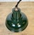 Vintage Industrial Green Painted Ceiling Lamp For Sale - Image 12 of 17