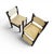 Dining Chairs by Arnold Merckx for Arco, Set of 3 For Sale - Image 5 of 17