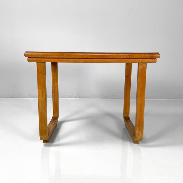 Italian Art Deco Wooden Coffee Table, 1940s For Sale - Image 3 of 16