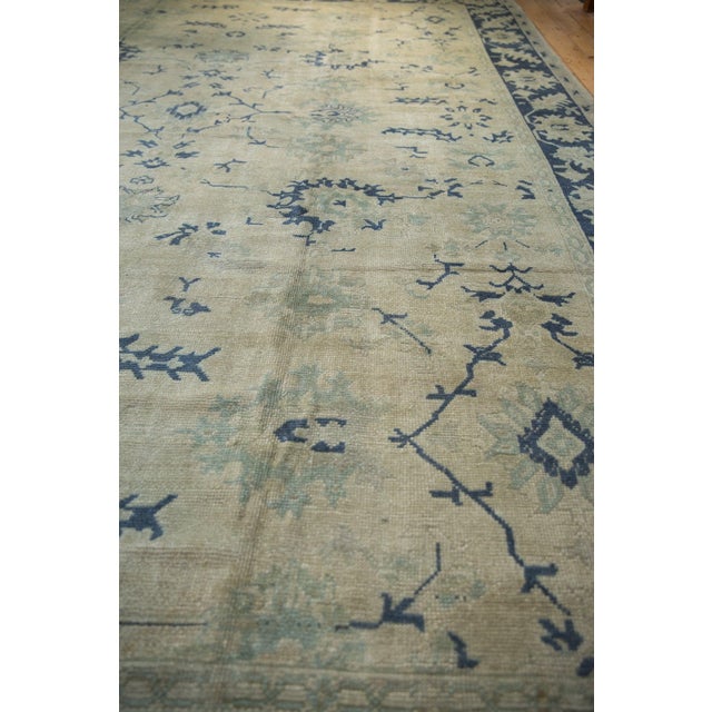 Vintage Distressed Oushak Carpet - 11' x 16'3" For Sale - Image 11 of 13