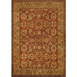 Mansour Fine Handwoven Agra Rug - 6' X 8'7" For Sale