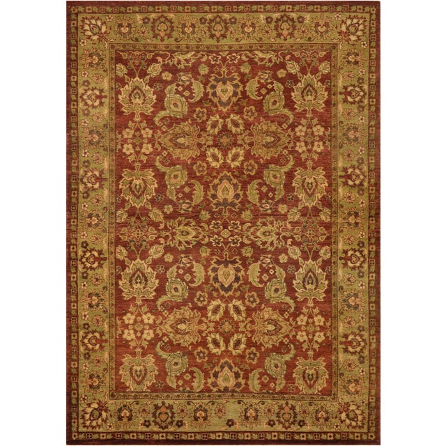 Mansour Fine Handwoven Agra Rug - 6' X 8'7" For Sale
