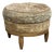 Art Deco Pouf in Beige Fabric, 1930s For Sale