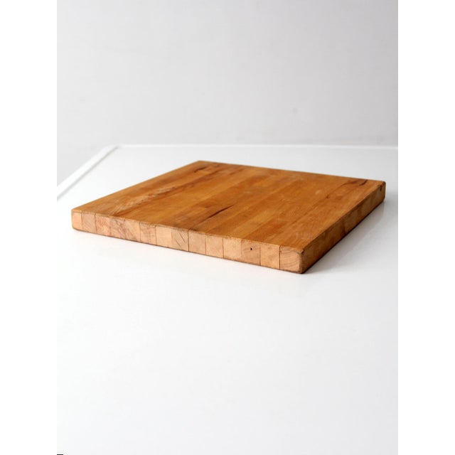 Mid 20th Century Vintage Handmade Wood Cutting Board For Sale - Image 5 of 12