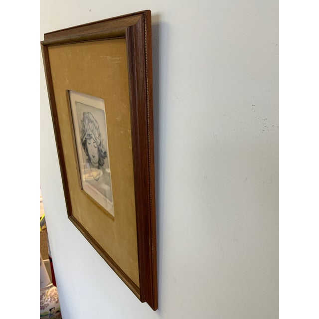 20th Century Milton R. Bellin Etching Titled “My Loving Wife Thorne” For Sale - Image 9 of 10