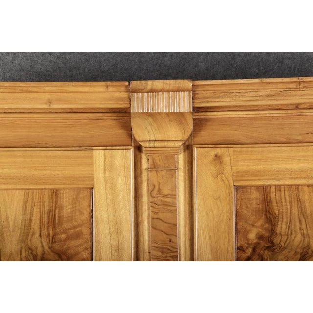 Antique Louis XVI Biedermeier Walnut Cabinet, 1800s For Sale - Image 12 of 18