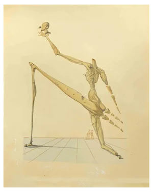 Salvador Dalí, Hell Plate 29, Woodcut, 1963