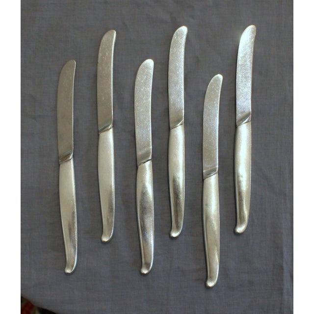 Mid 20th Century Mid-Century Modern Towle Sterling Silver Flatware Set - 31 pcs For Sale In Raleigh - Image 6 of 7