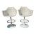 Mid-Century Fiberglass Tulip Swivel Chairs Barstools - A Pair For Sale