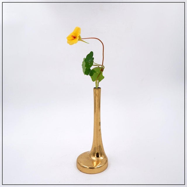 Vintage Brutalist Bronze Flower Vase by Heinz Goll, 1960s For Sale - Image 12 of 12