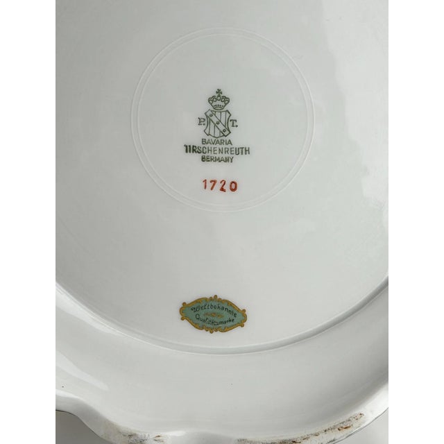 Pink Lustre and Gold Rococo Plates, 1930s, Set of 3 For Sale - Image 11 of 12