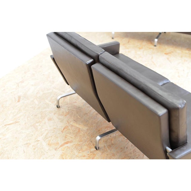 Mid-Century Two-Seater Leather Sofa by Poul Kjærholm for Fritz Hansen For Sale - Image 9 of 13