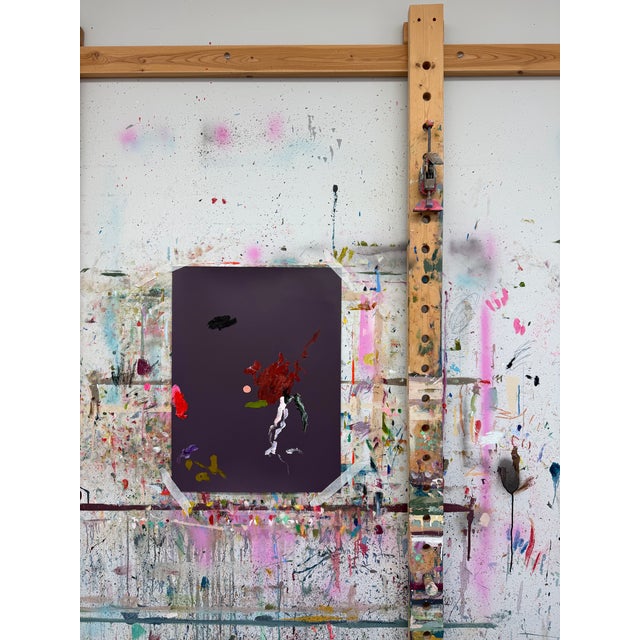 Contemporary Ak Hardeman - Original Painting on Paper - Courageous No. 2 For Sale - Image 3 of 3