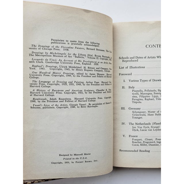 1951 Pocket Book of Great Drawings by Paul J. Sachs For Sale - Image 12 of 15