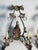 Shabby Chic Antique Iron Wrought Sconces With Glass Fruits and Grape Clusyers - Pair For Sale - Image 3 of 11