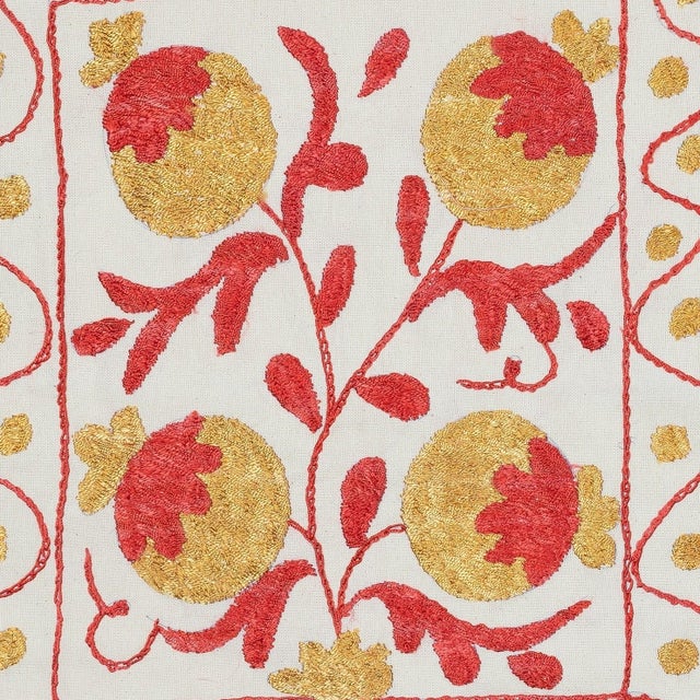 New Hand-Embroidered 100% Cotton Cushion Cover – Authentic Uzbek Textile Art Bring a touch of Central Asian heritage to...