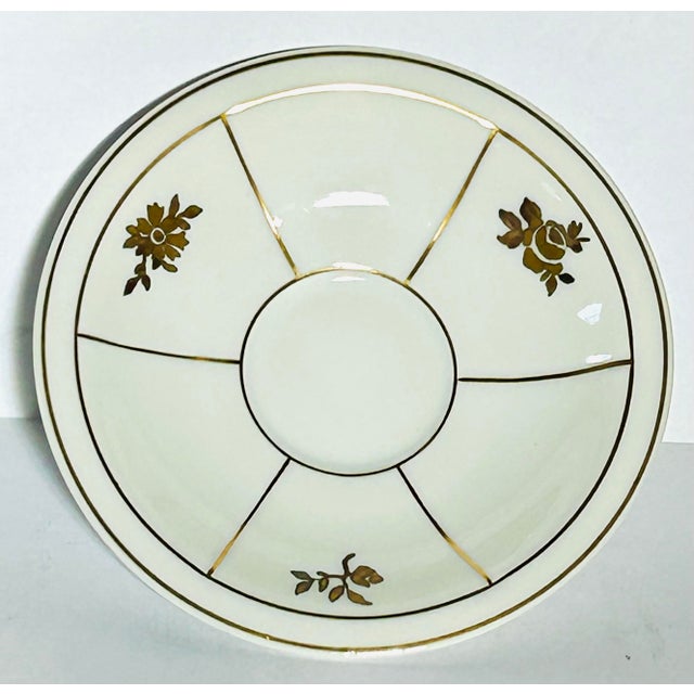 Art Deco Portuguese Espresso Cups and Saucers - Set of 8 For Sale - Image 10 of 12